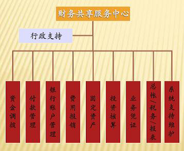 财务共享中心-扁平化组织结构