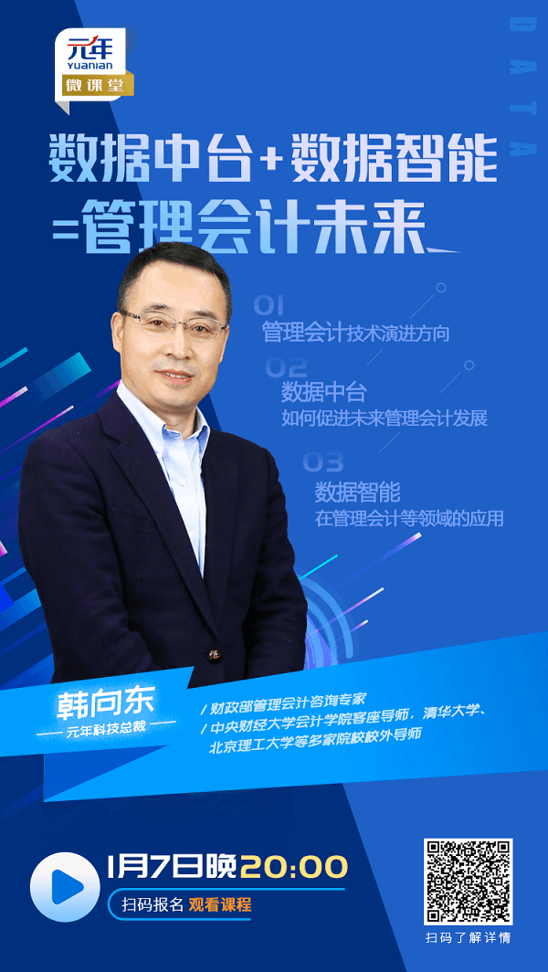 管理会计的未来=数据中台+数据智能